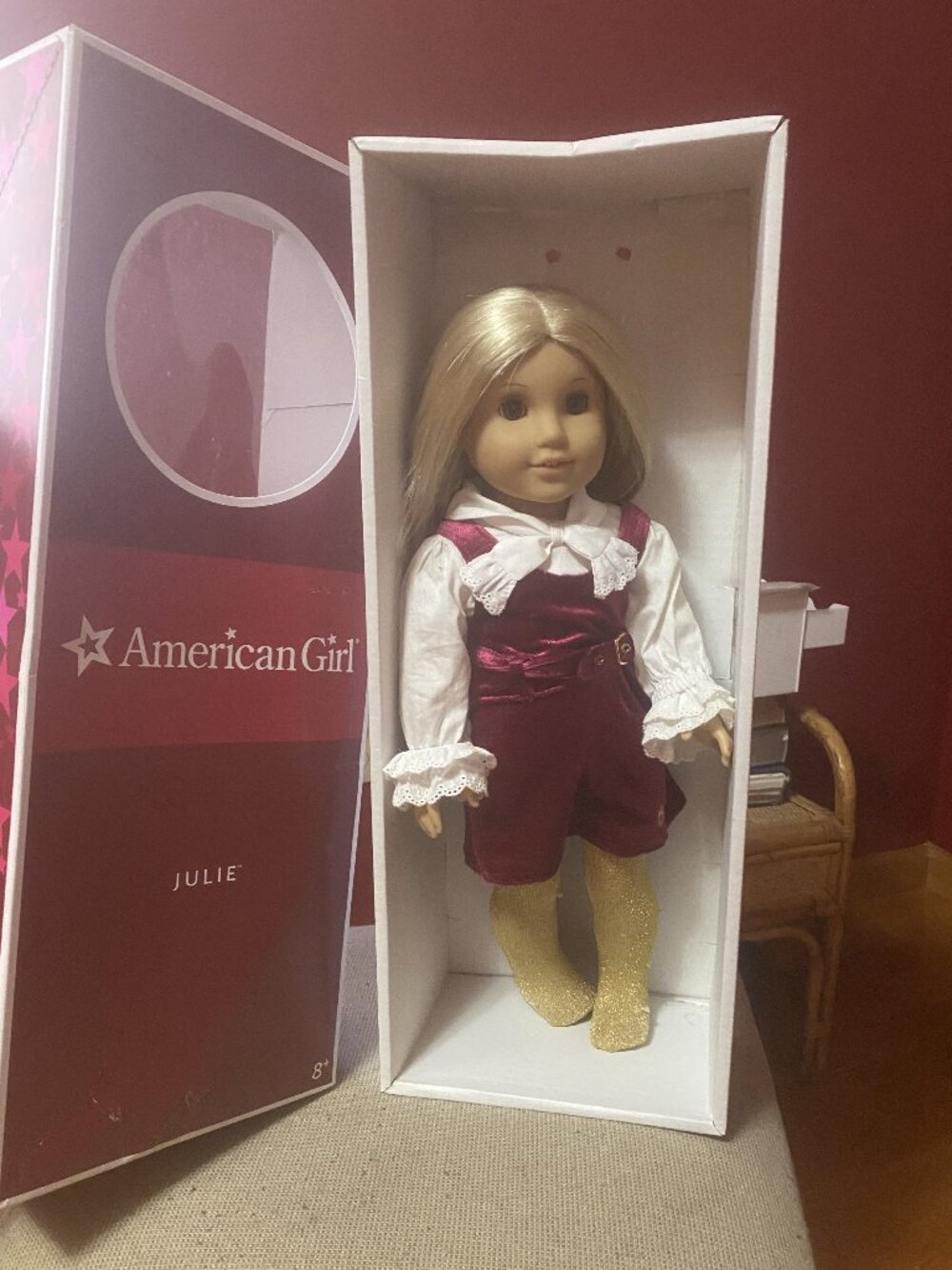 Julie Albright AD Christmas outfit in original box plus complete pajama set